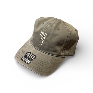 Sig Zane Ola Hilo 2026 Dad Hat - Āiwa Nā Pua Wa‘a - Dark Olive Green